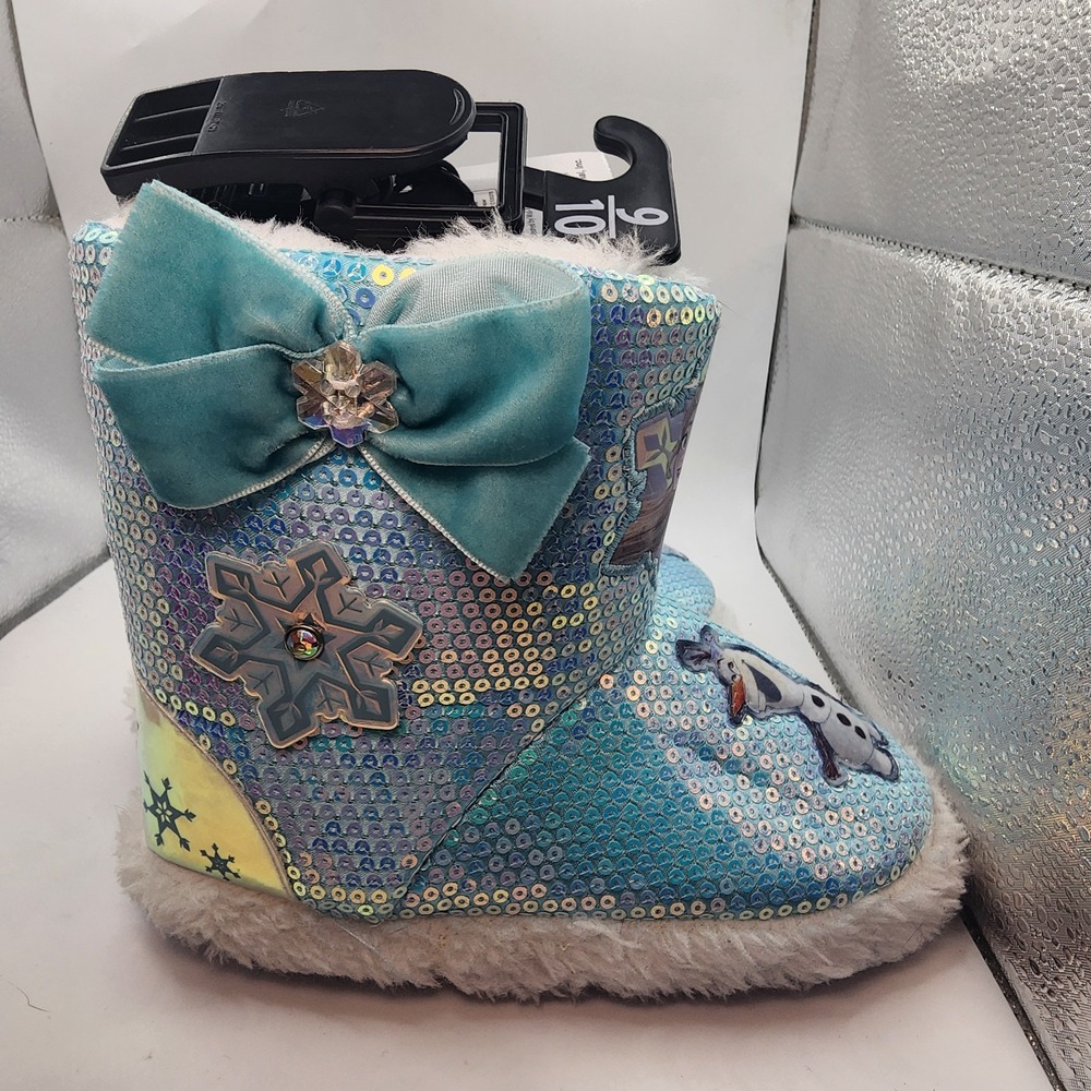 New Frozen Toddler Girls Slipper Bootie In 9-10 ~New with Tags- - Picture 5 of 9